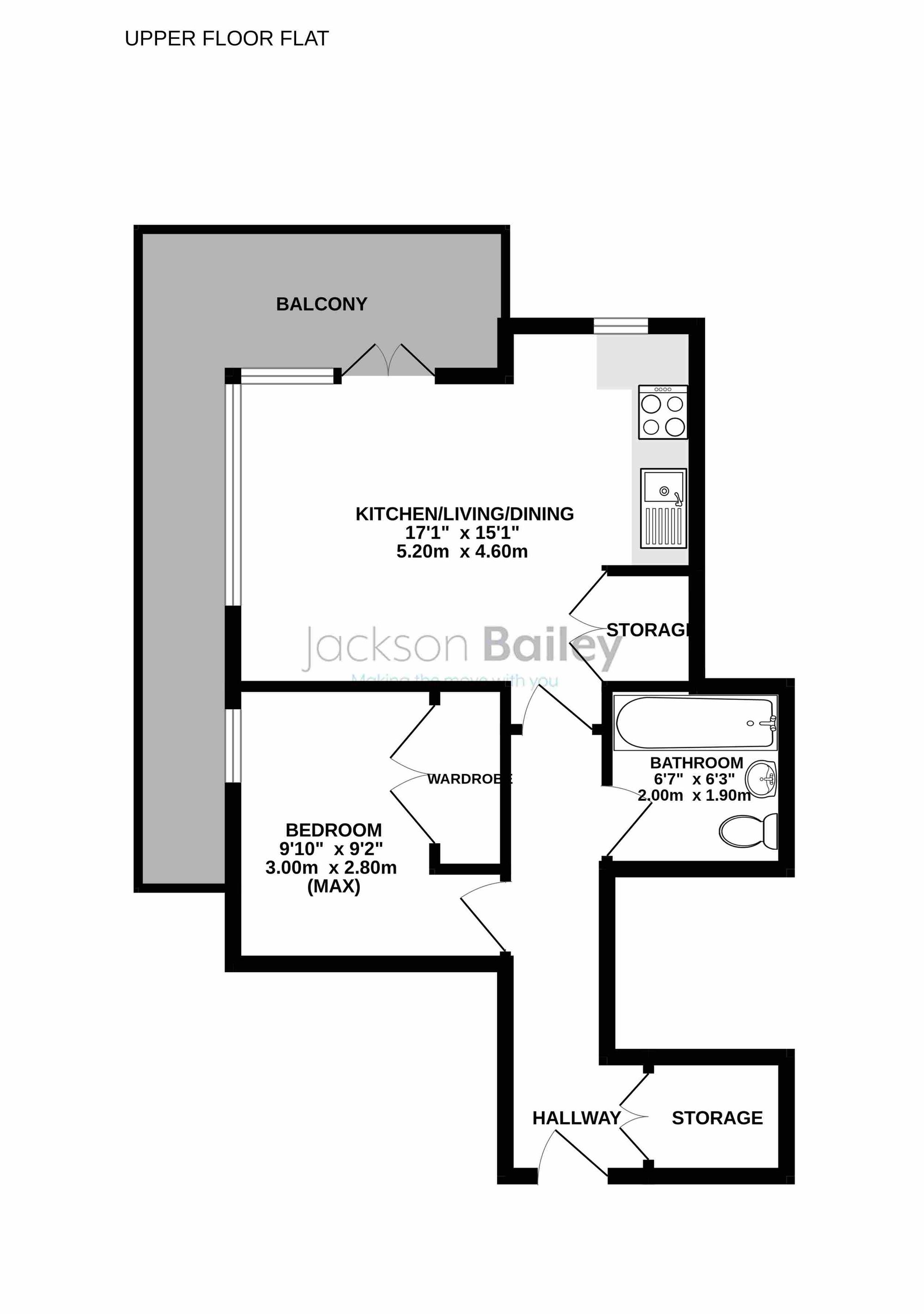 70 Richmond House Bonfire Corner, Portsmouth floorplan