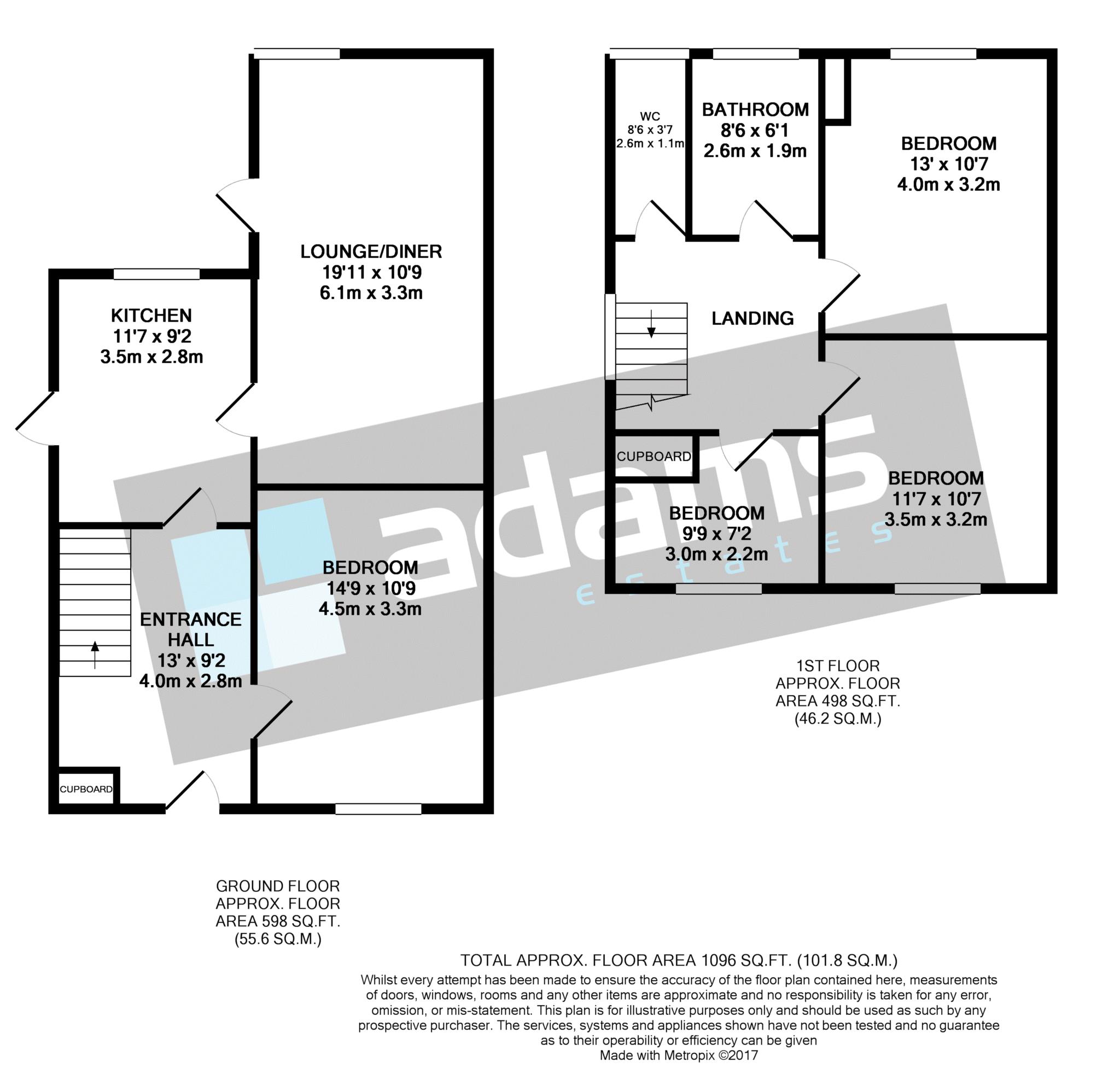 75, Whitley Wood Road, Reading floorplan