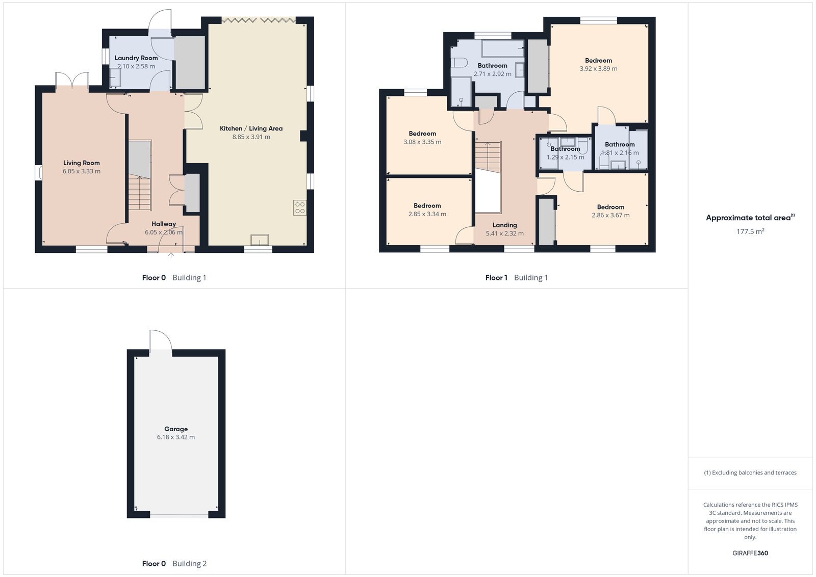 3, The Paddocks, Telford floorplan