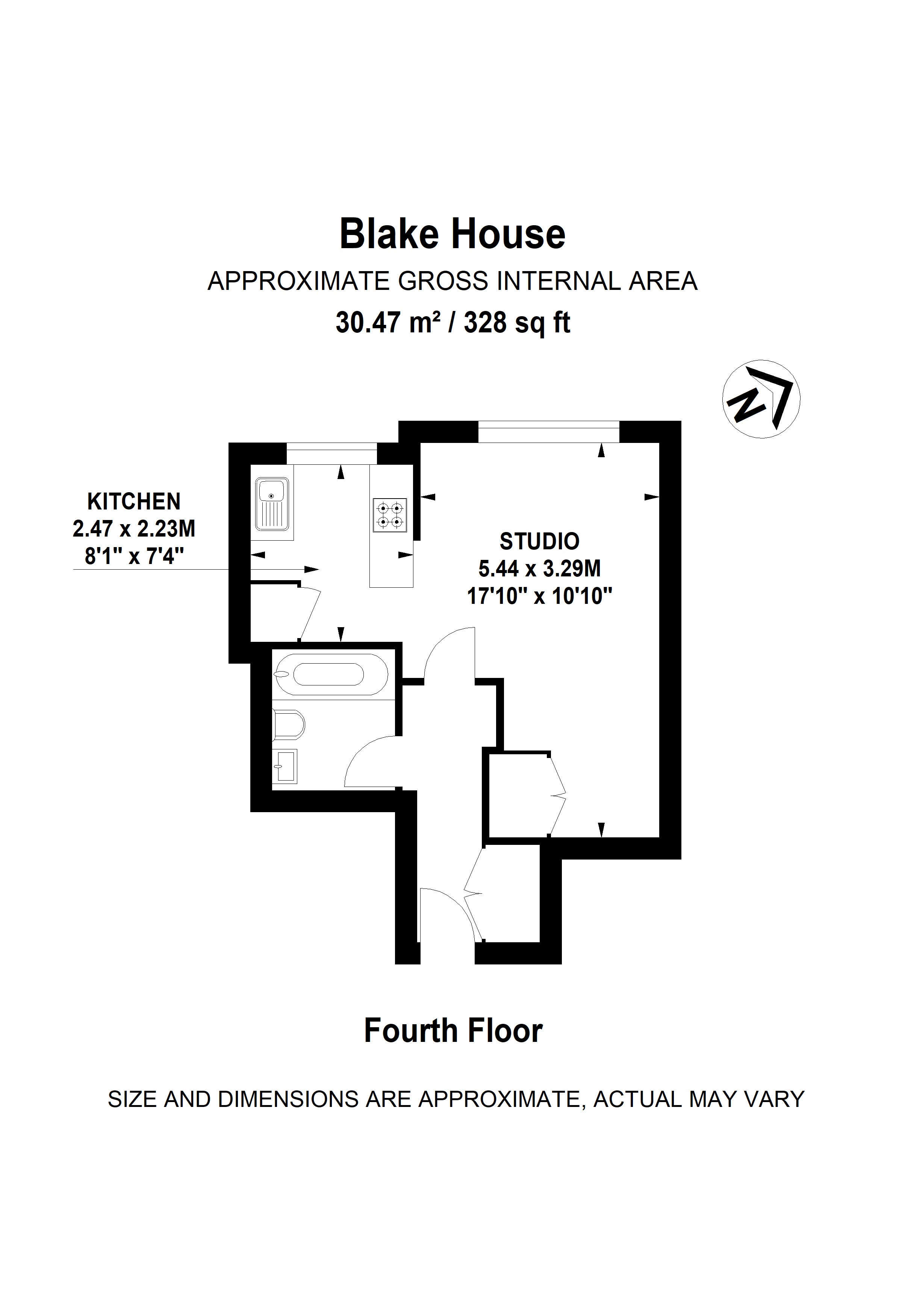 Flat 28, Blake House,, Porchester Mead, Beckenham floorplan
