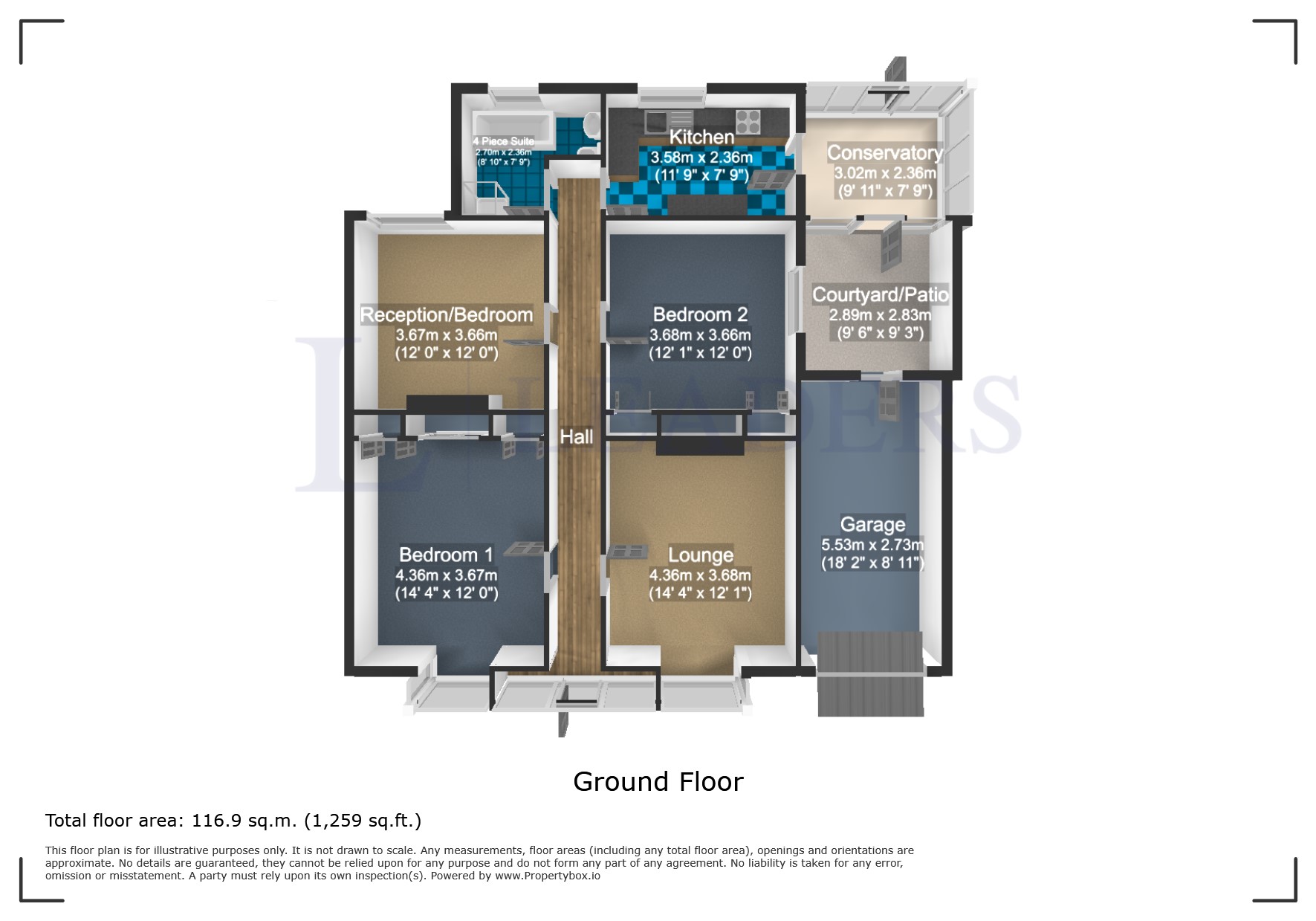 7, Recreation Ground, Halstead floorplan