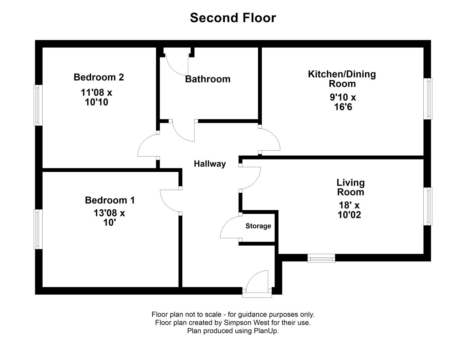 21, Harris Road, Corby floorplan