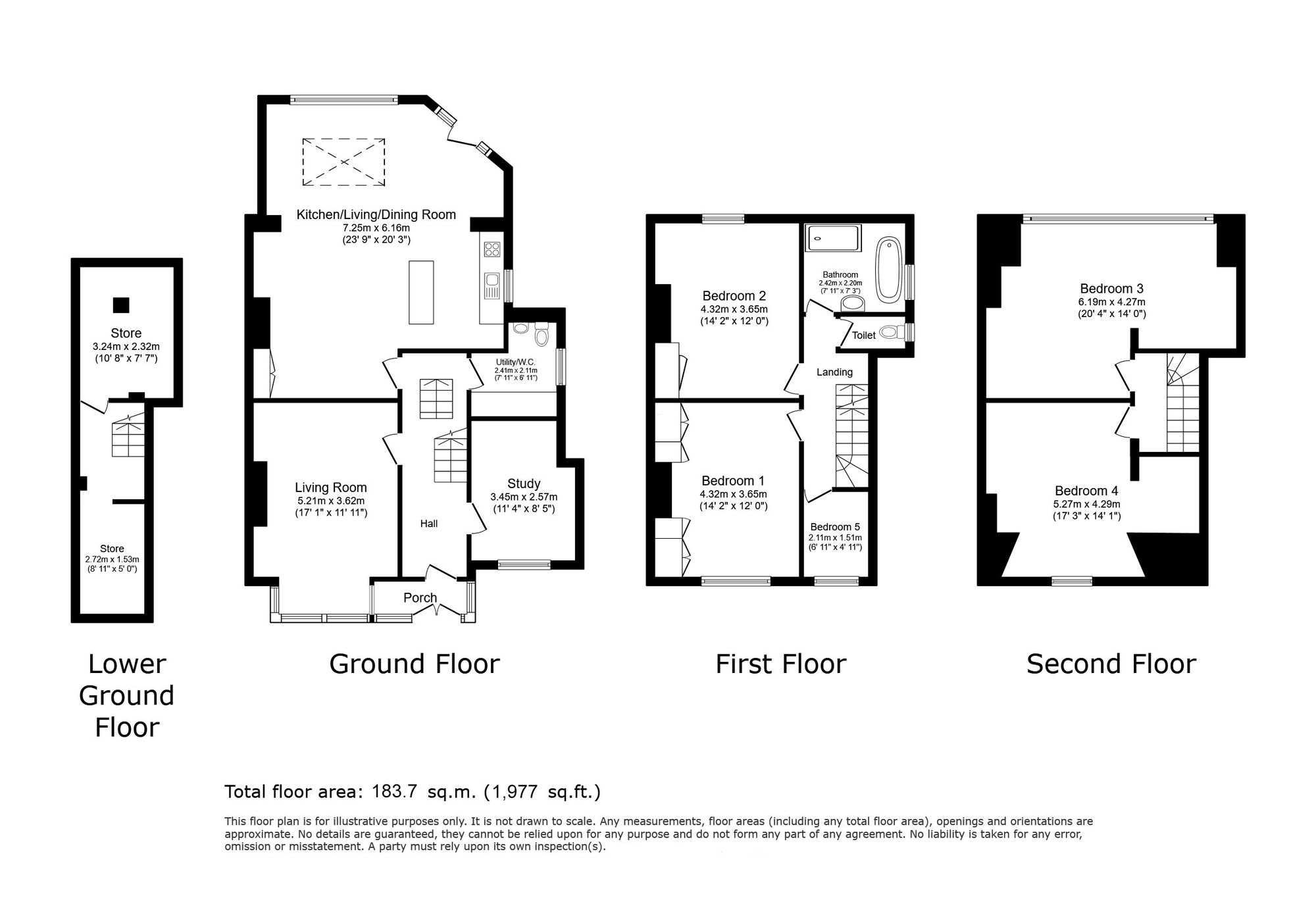 54 Gledhow Wood Avenue, Leeds floorplan