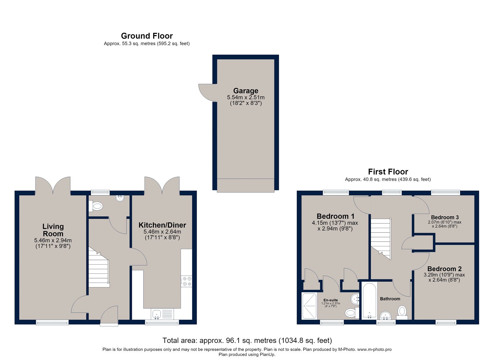 5, Sycamore Close, Northamptonshire, PE8 floorplan