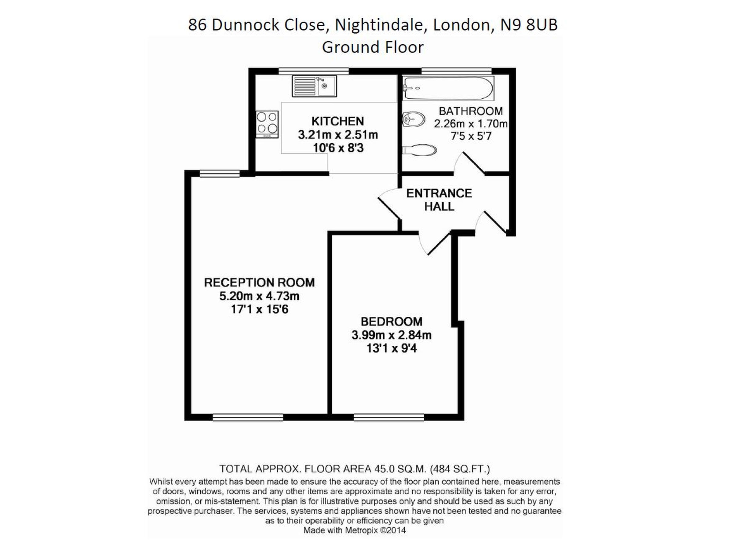 Dunnock Close, London floorplan