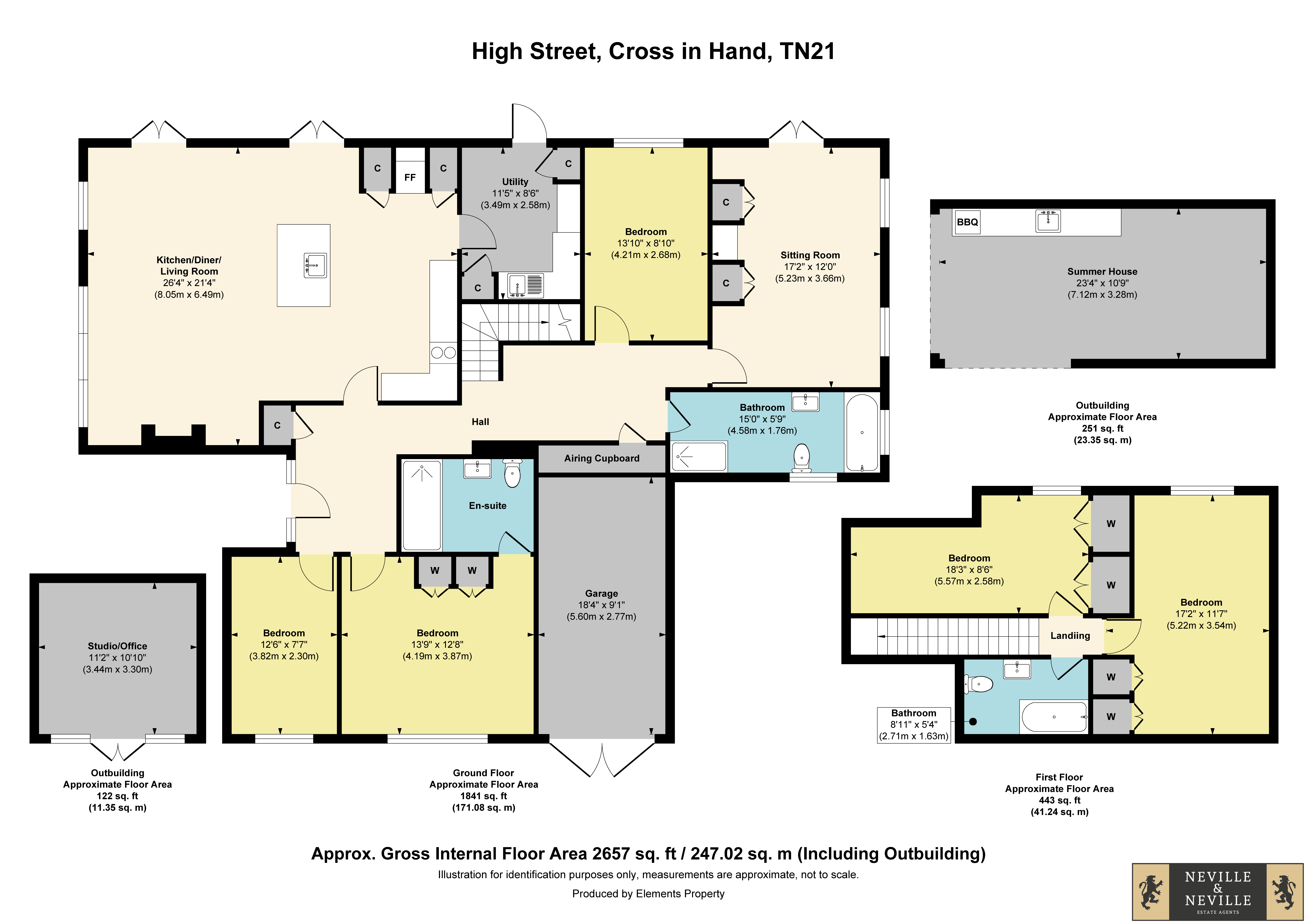 High Meadow,, High Street, Heathfield floorplan