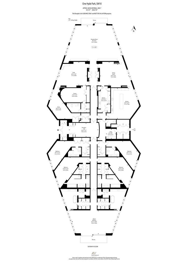 B.07.1, One Hyde Park, London floorplan