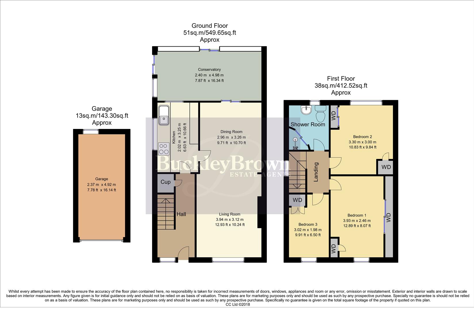 11, Moorland Way, Mansfield floorplan