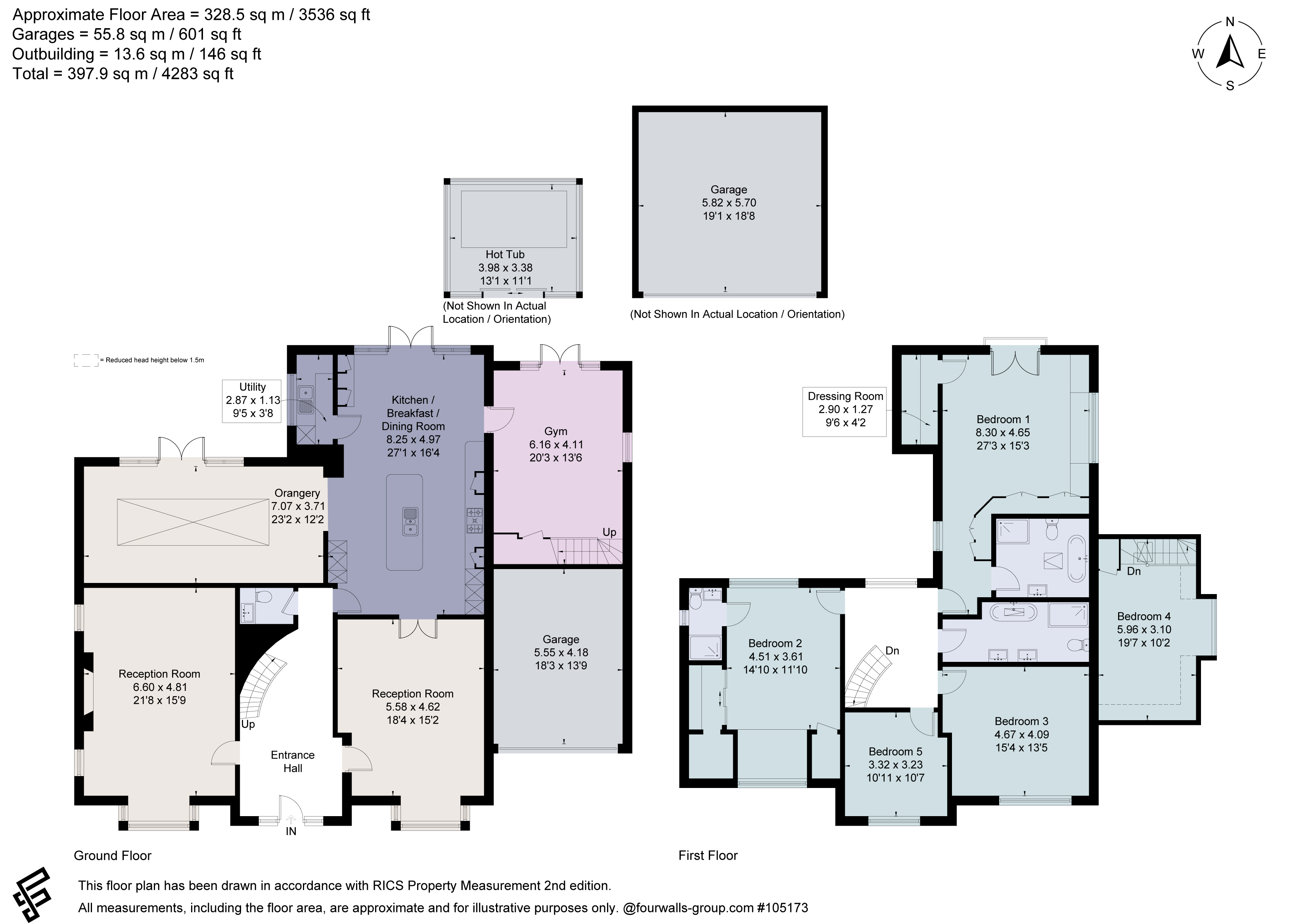 12, The Avenue, Bedfordshire floorplan