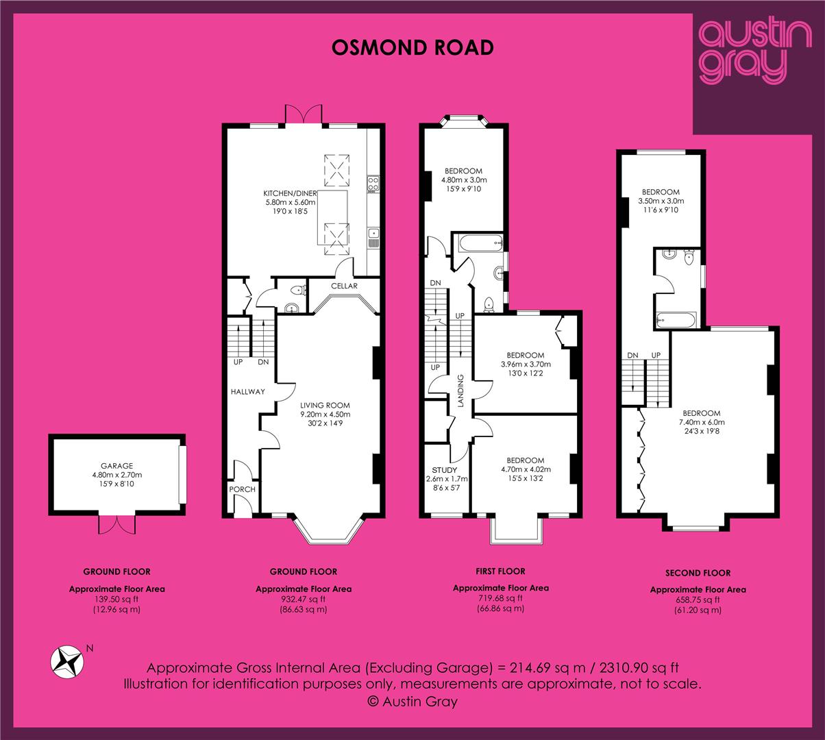 42, Osmond Road, Hove floorplan