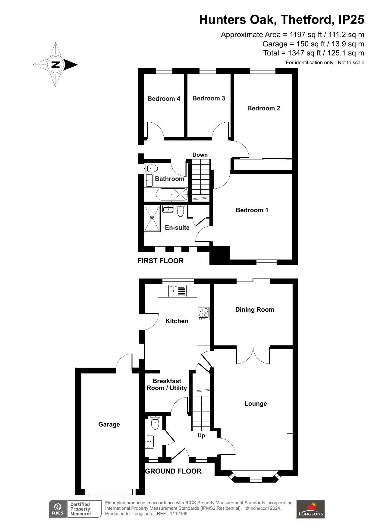 19, Hunters Oak, Thetford floorplan