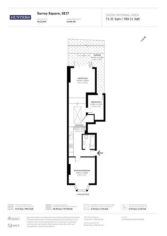 2 Bedrooms Flat for sale in Surrey Square, London SE17