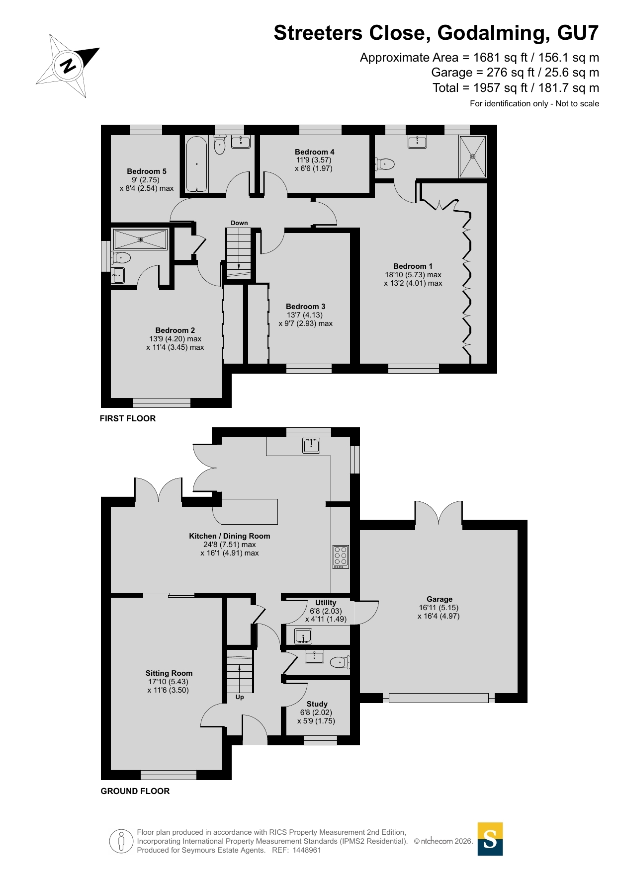 6, Streeters Close, Surrey floorplan
