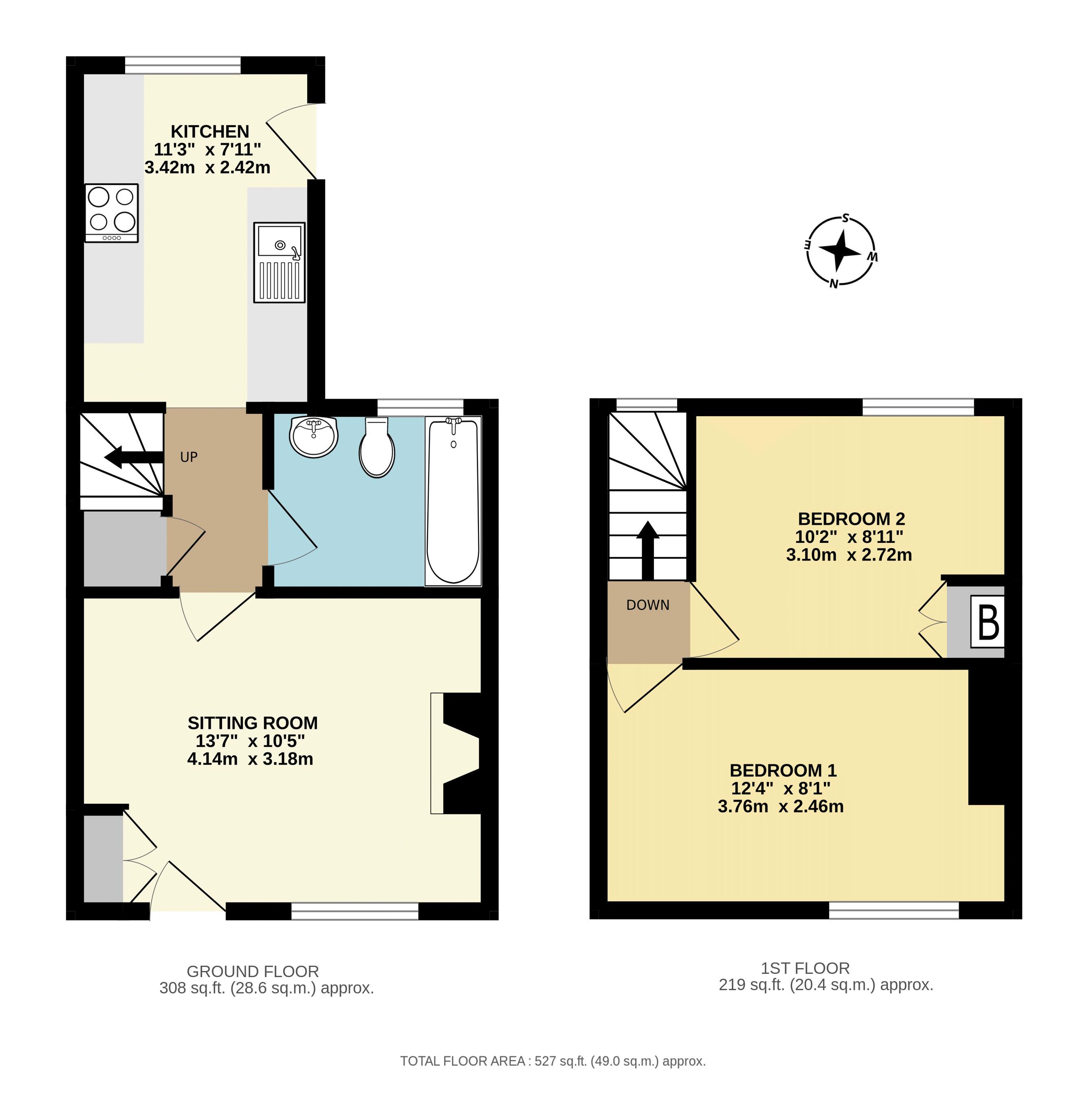 46, East Street, Ilminster floorplan