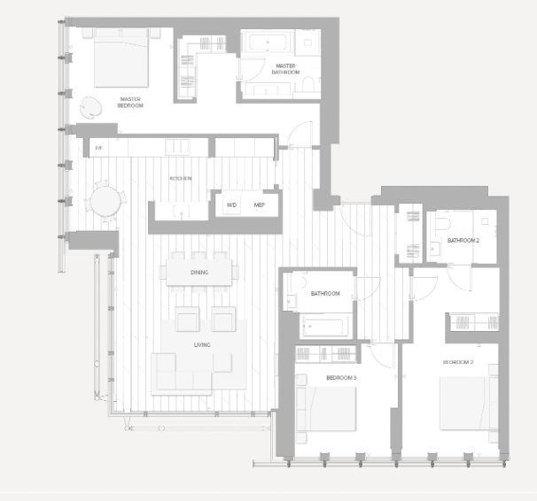 One Bishopsgate Plaza, London floorplan
