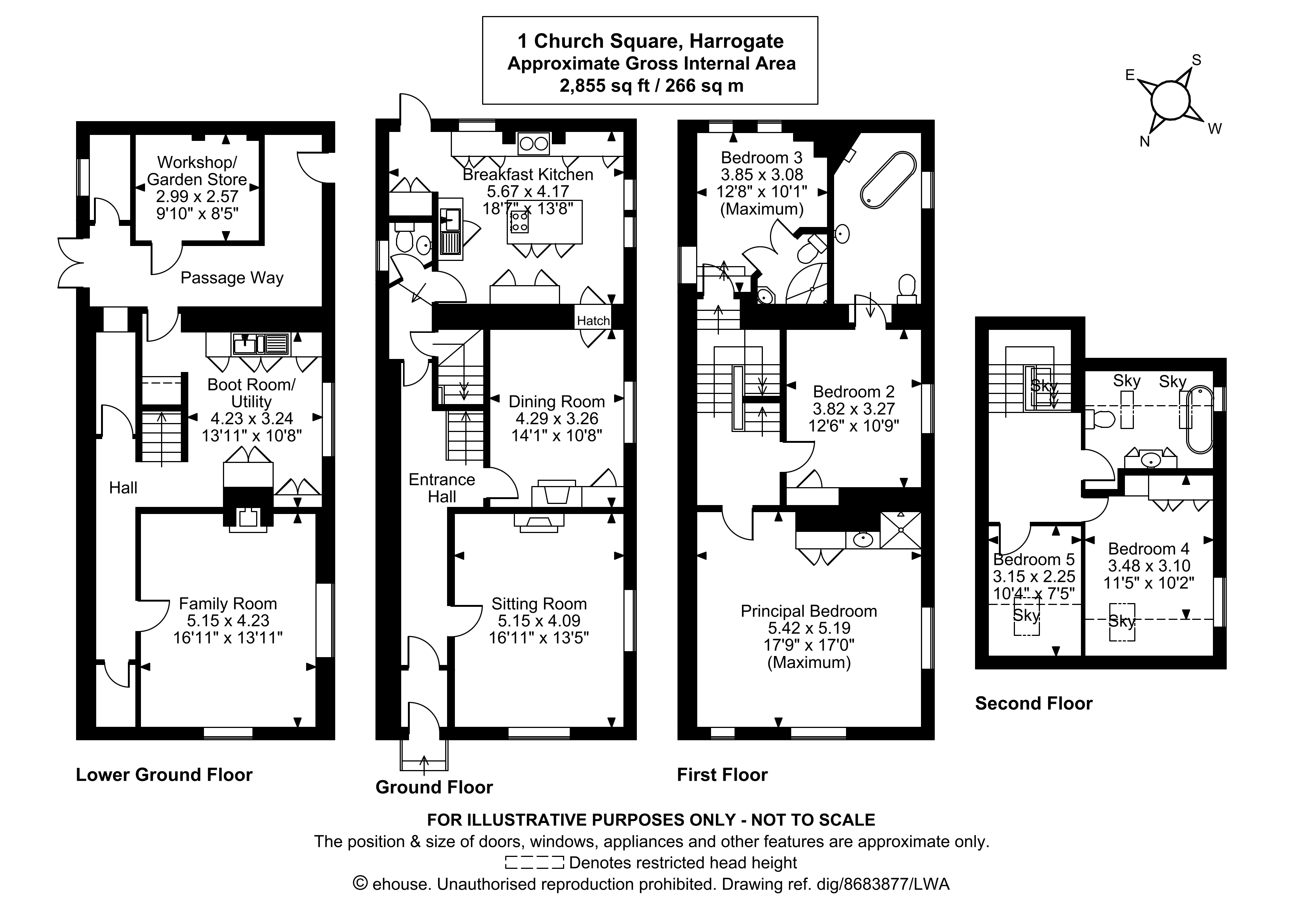 1, Church Square, North Yorkshire floorplan
