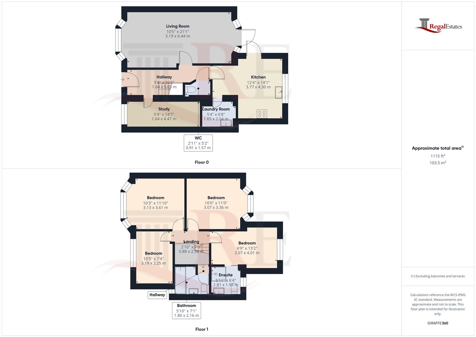 12, Buckingham Gardens, Edgware floorplan