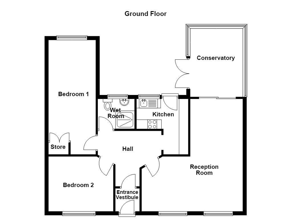 18, Peel Park Close, Accrington floorplan