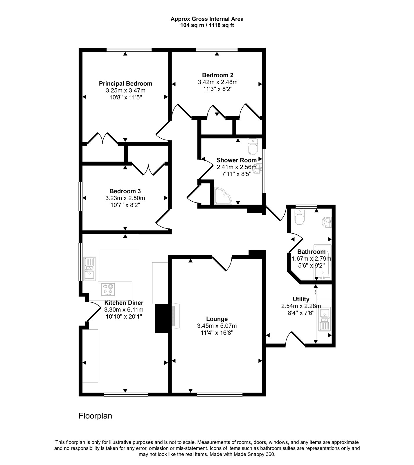 11, Berry Road, Westbury floorplan