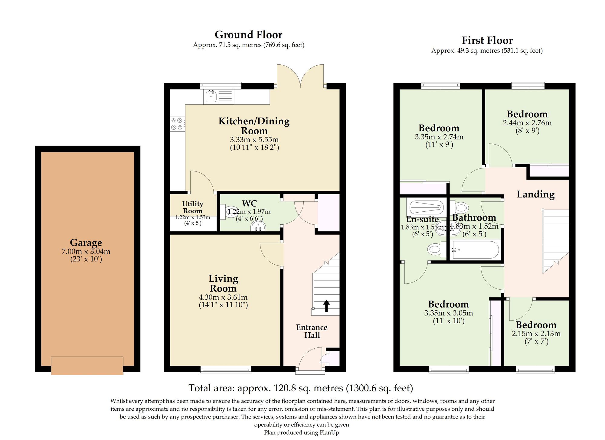 14 Rawlinson Crescent, Bury St. Edmunds floorplan
