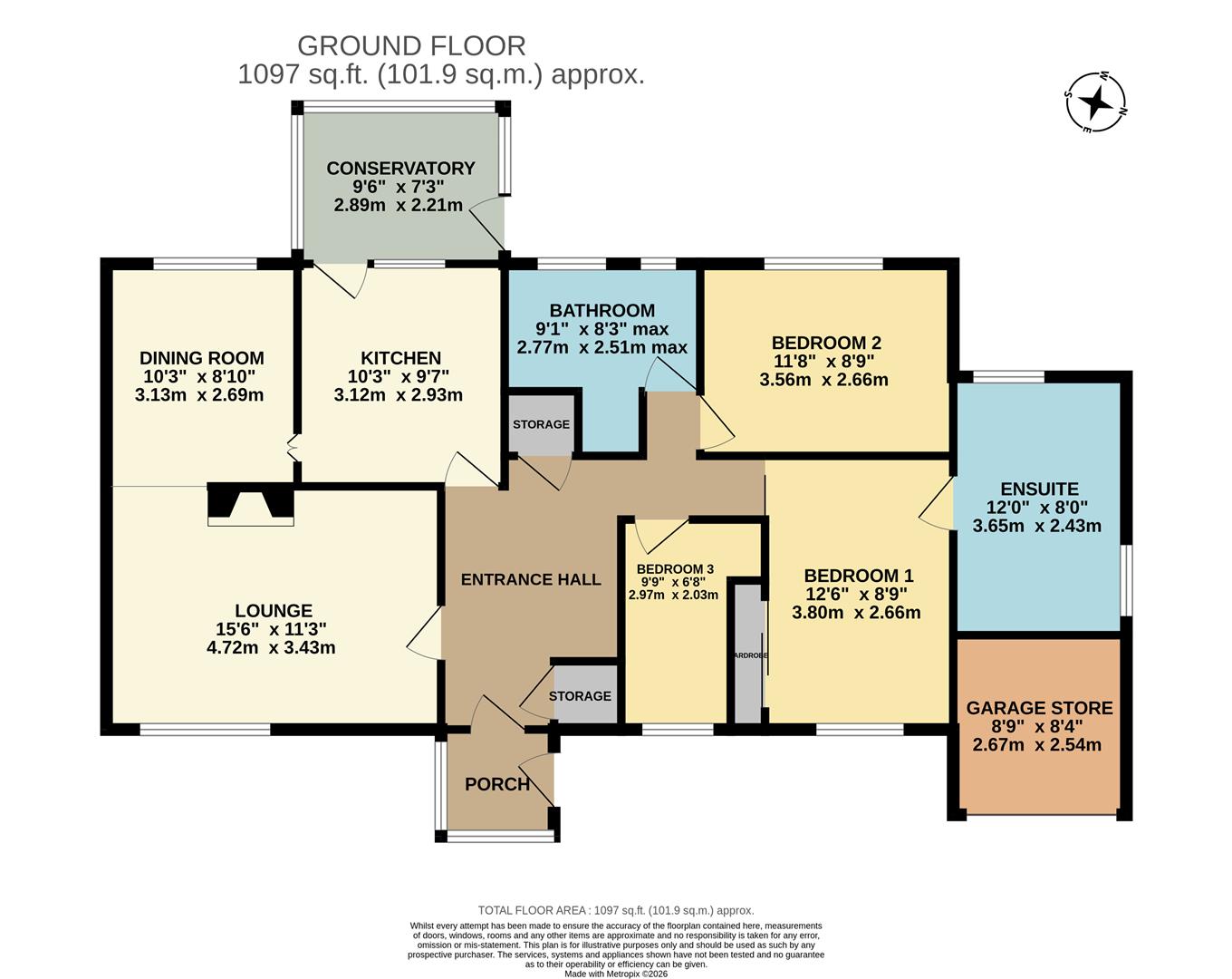 23, Heol Conwy, Abergele floorplan