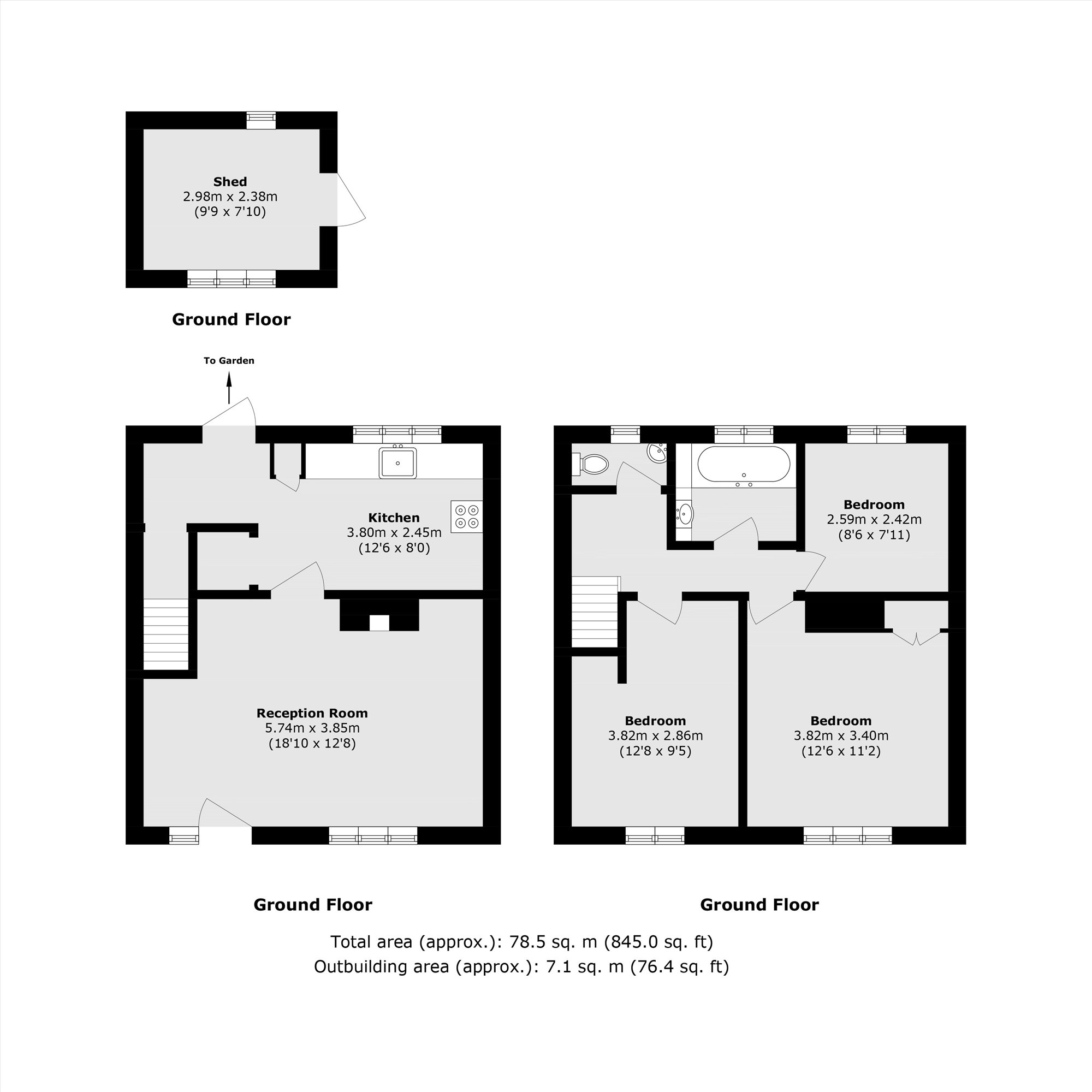 14, Dursley Close, London floorplan