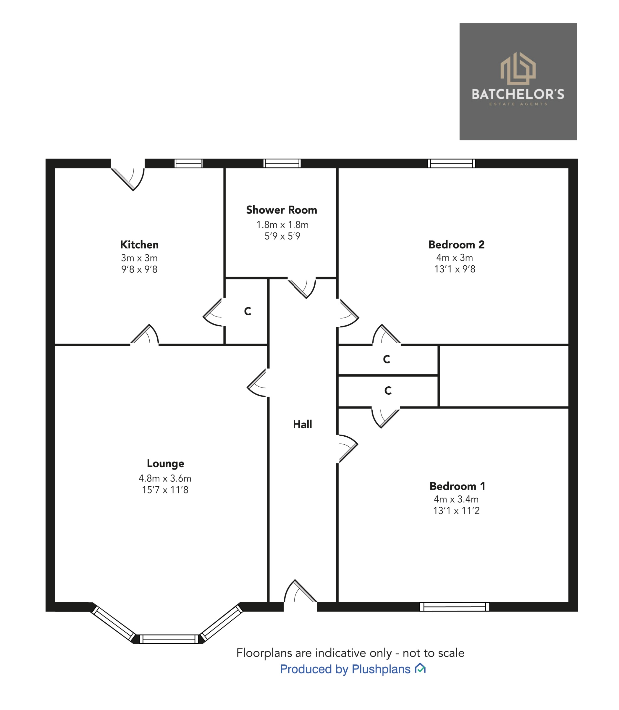 85, Loretto Street, Carntyne, Glasgow floorplan