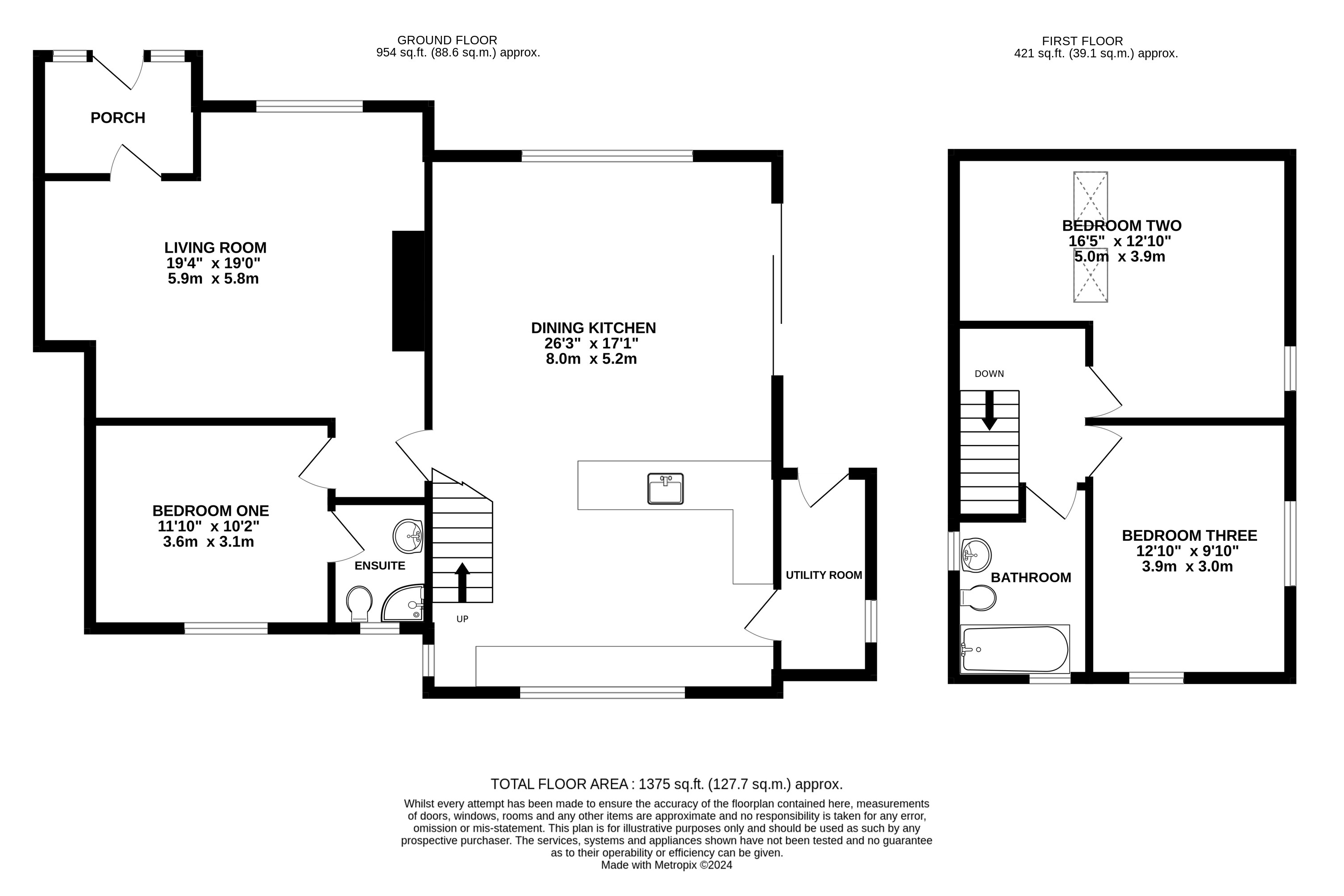 Dove Cottage,, Woodside Lane, Keighley floorplan
