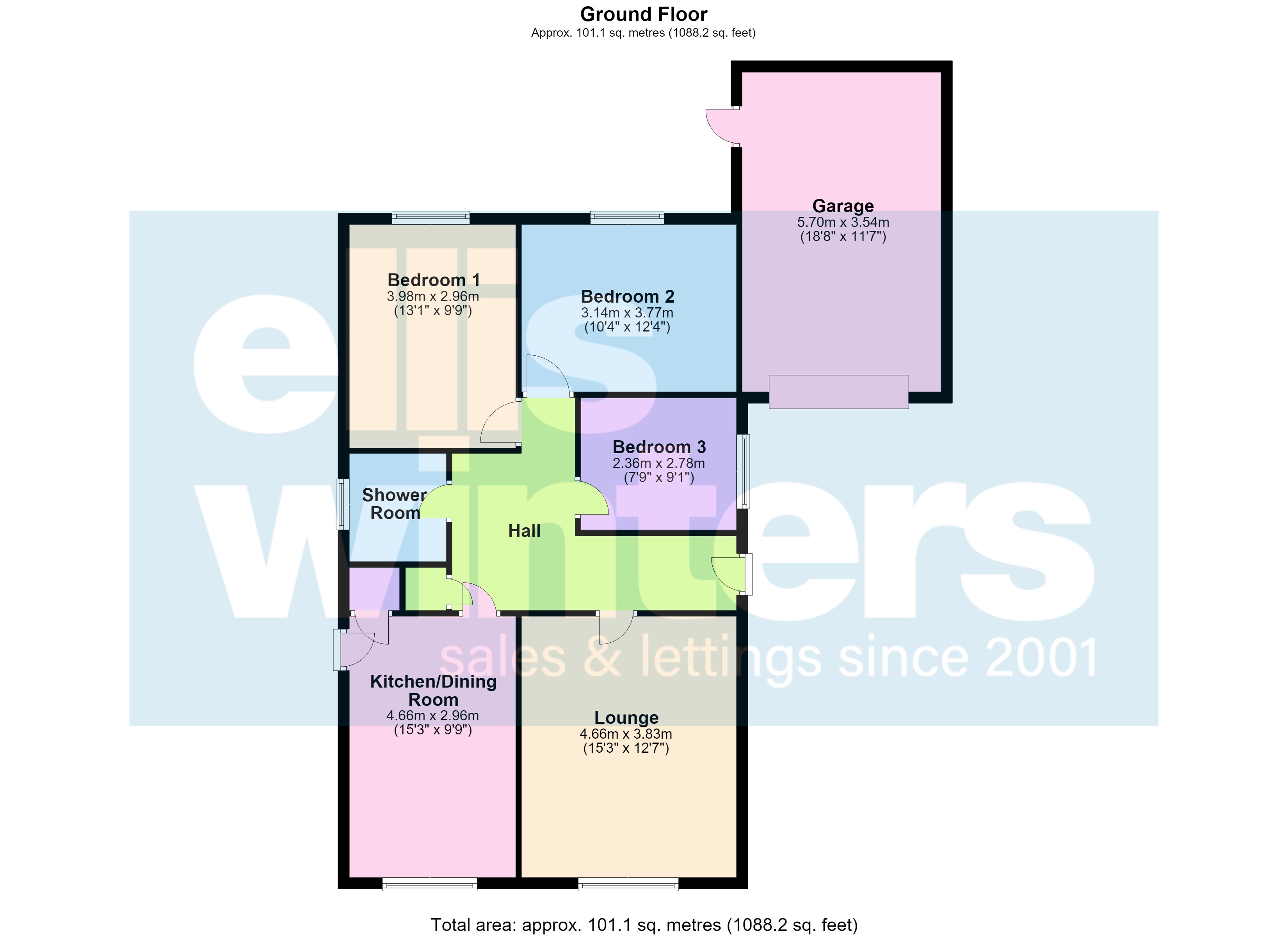 12, Orwell Drive, March floorplan