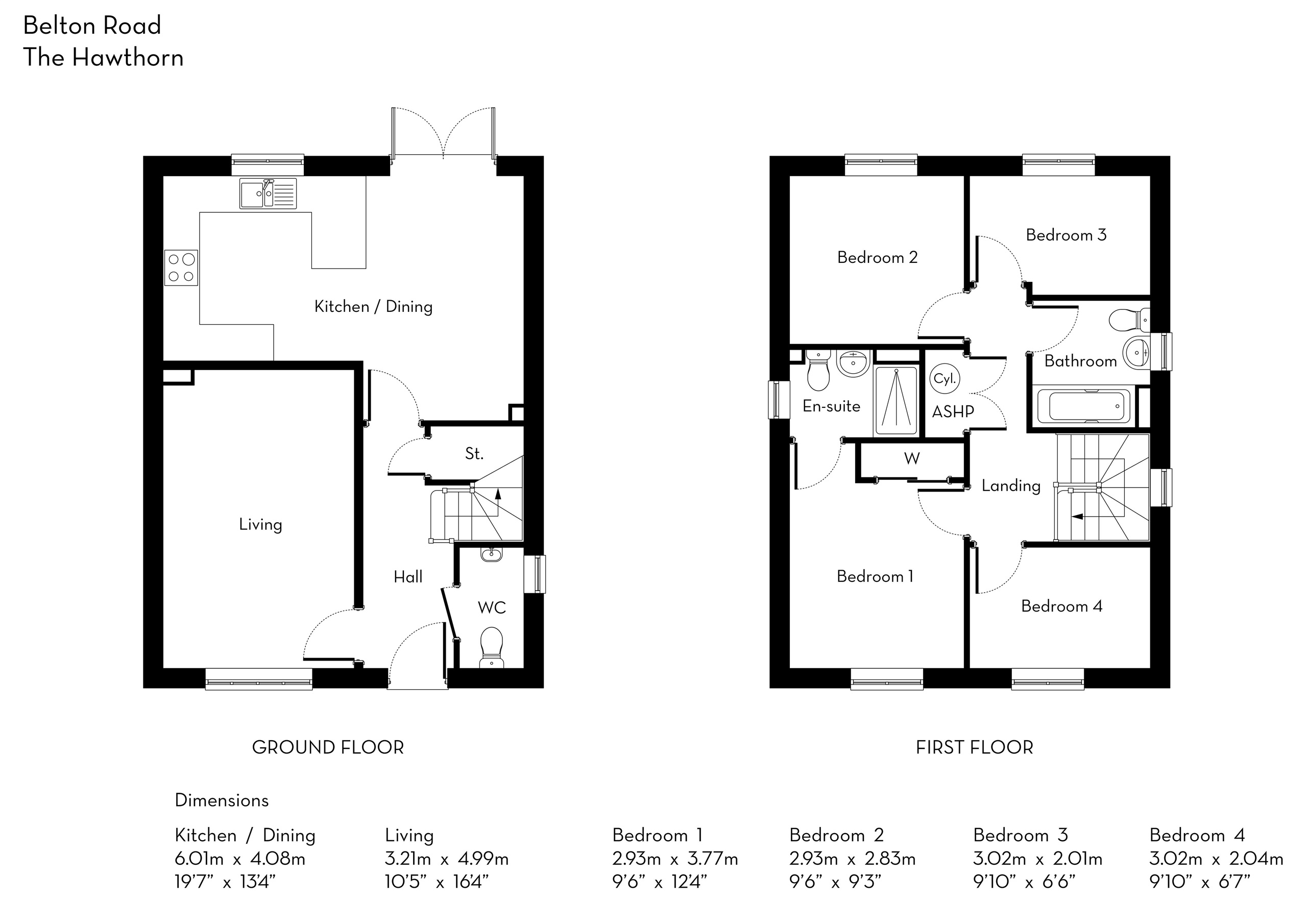 The Hawthorn, Manthorpe Chase, Grantham floorplan