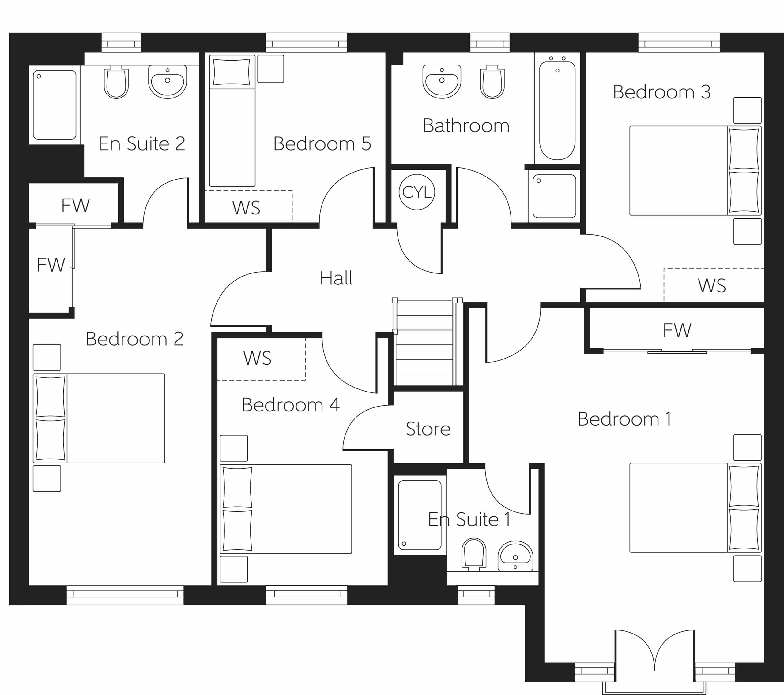 126, Forest Road, Cumbernauld floorplan