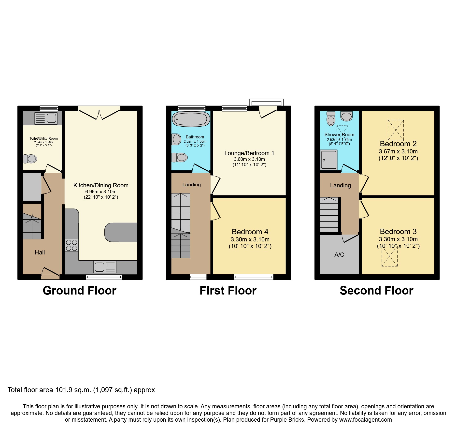 The Avenue, Kidsgrove, StokeOnTrent ST7, 4 bedroom terraced house for