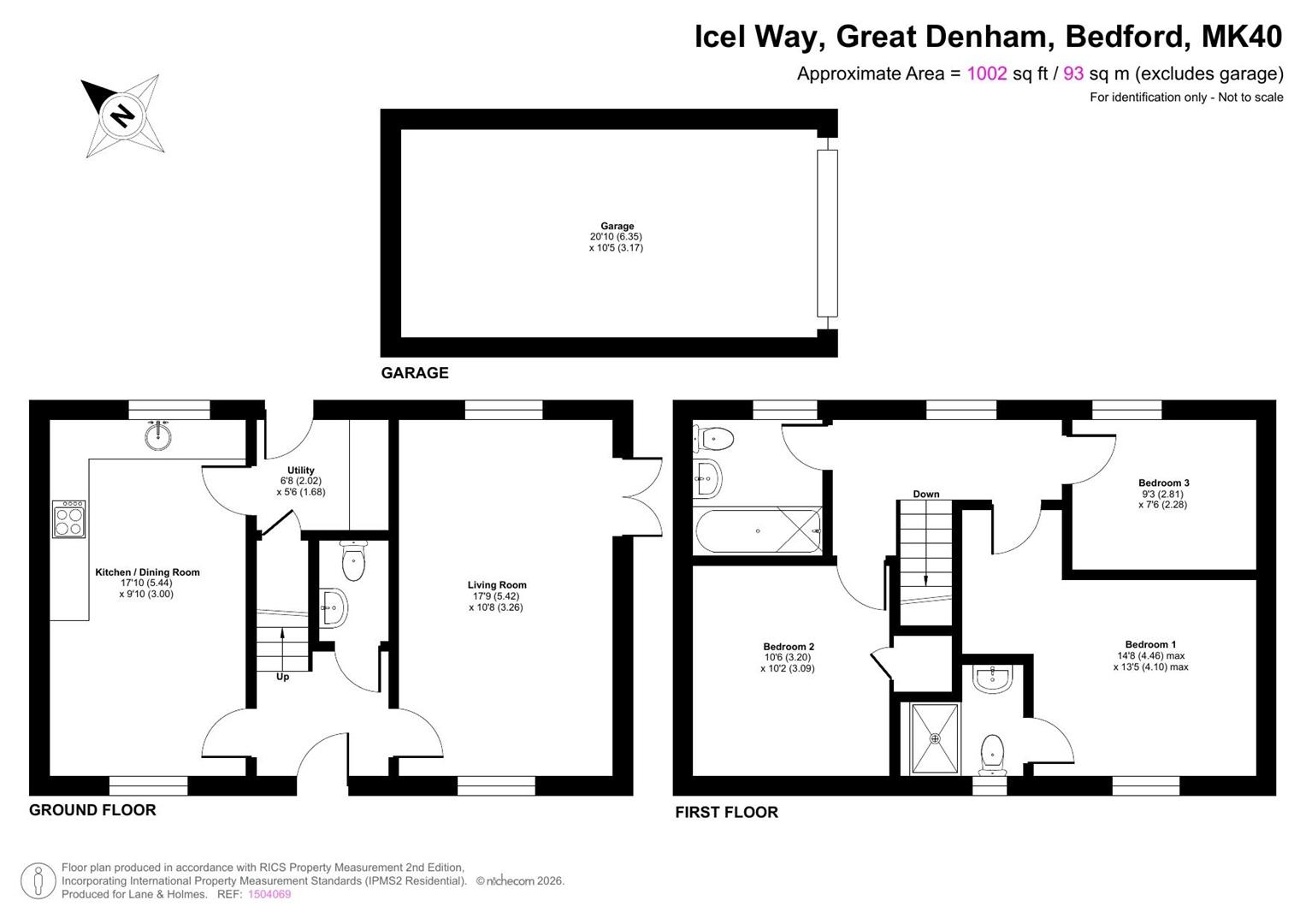 26, Icel Way, Bedford floorplan