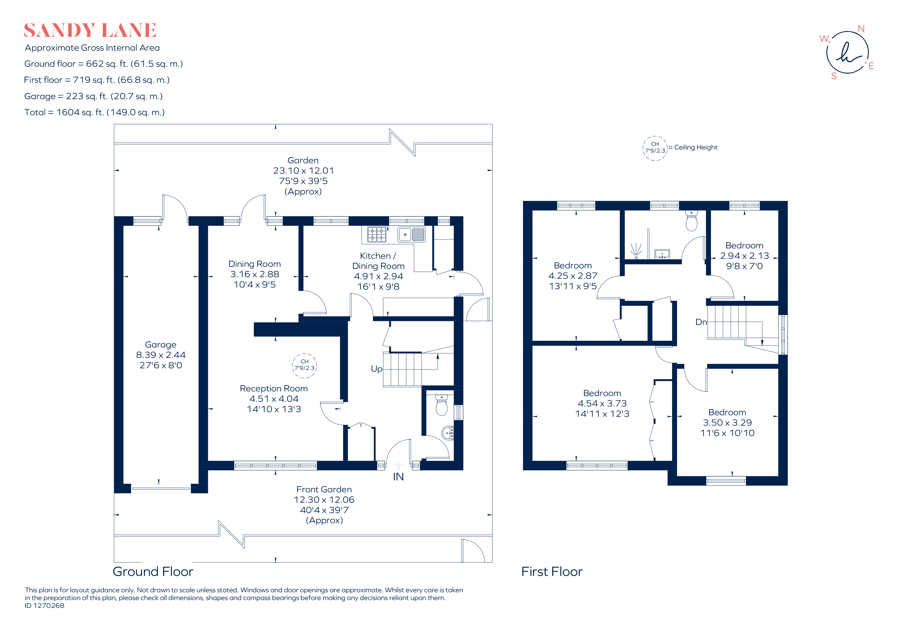 Sandy Lane, Richmond, TW10 floorplan