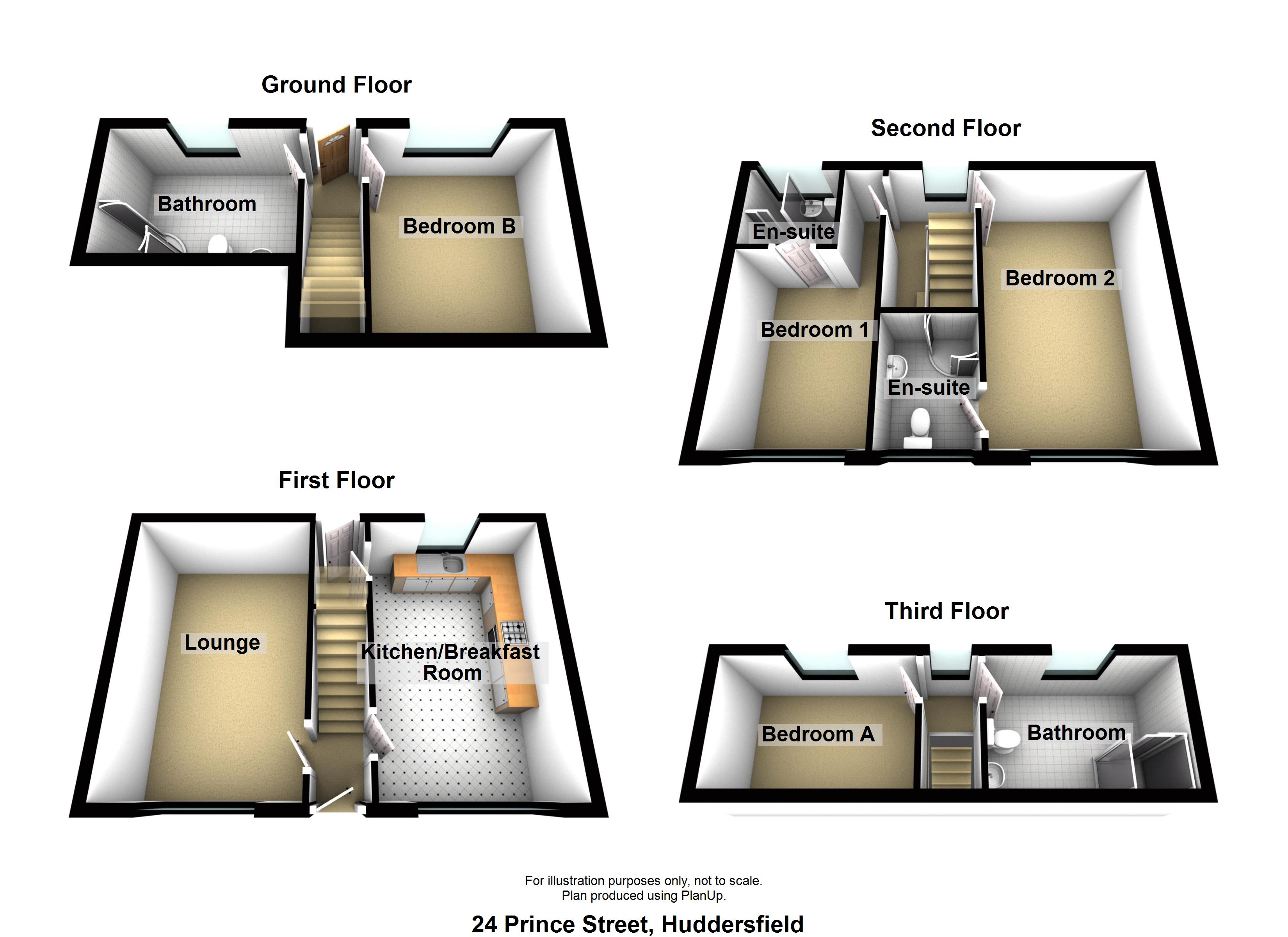 24, Prince Street, Huddersfield floorplan