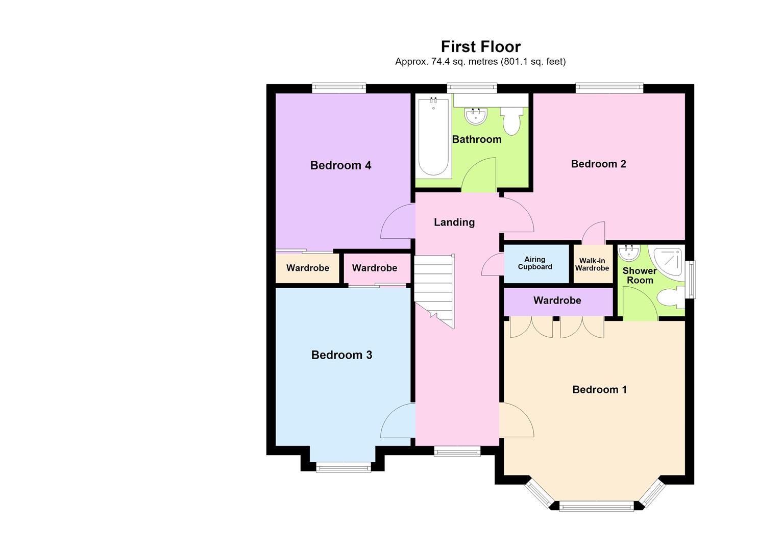 41, Stonehill Close, Warrington floorplan