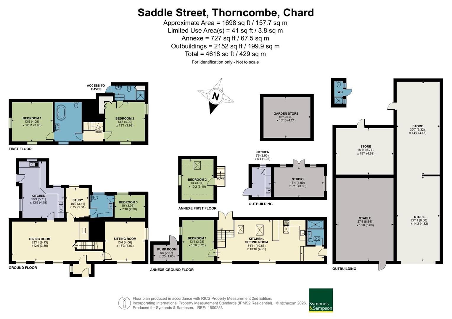 Saddle Street Farm, Saddle Street, Chard floorplan