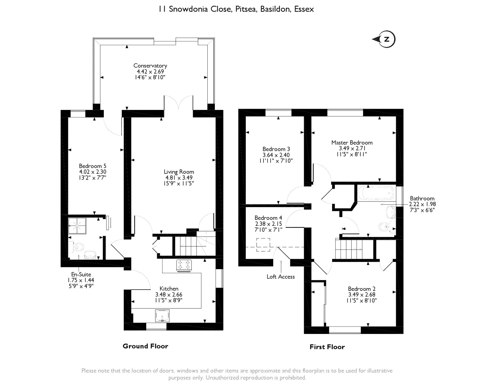 5 Bedrooms Semi-detached house for sale in Snowdonia Close, Pitsea, Essex SS13