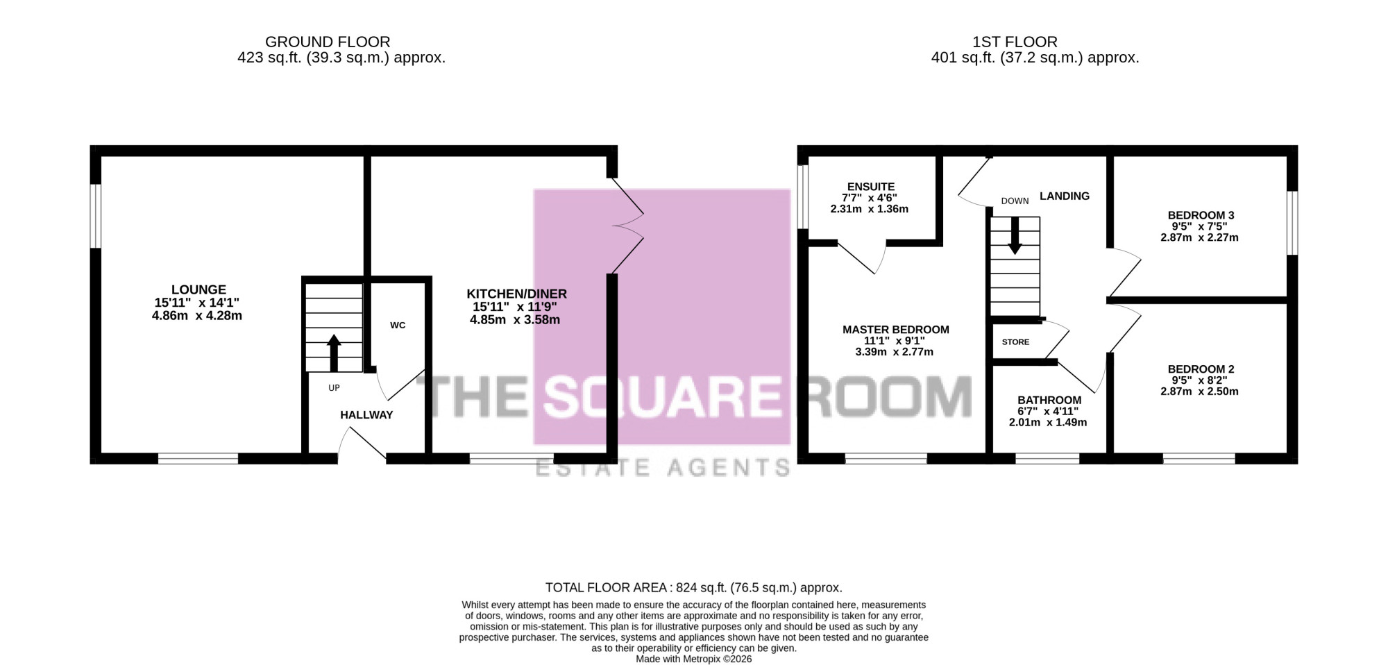 28, Benedict Drive, Normoss floorplan