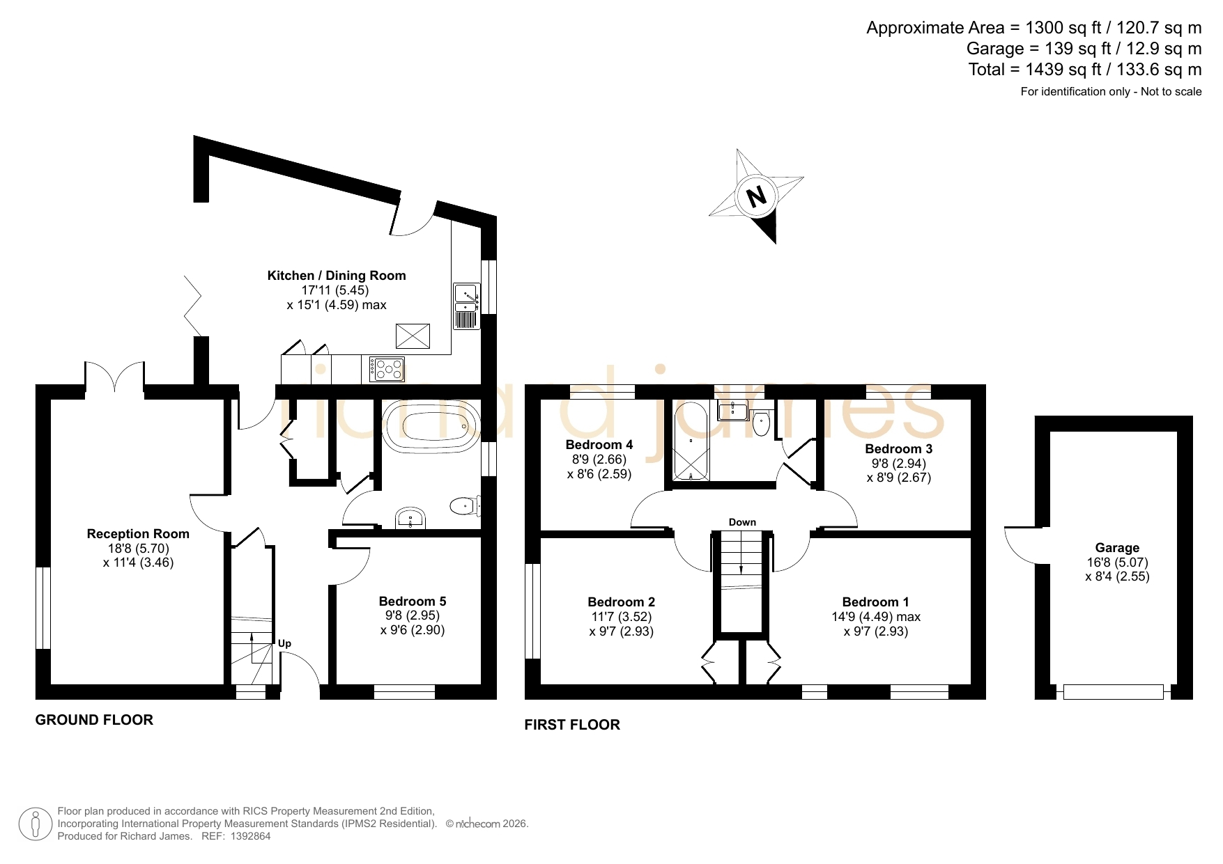 3, The Witheys, Swindon floorplan