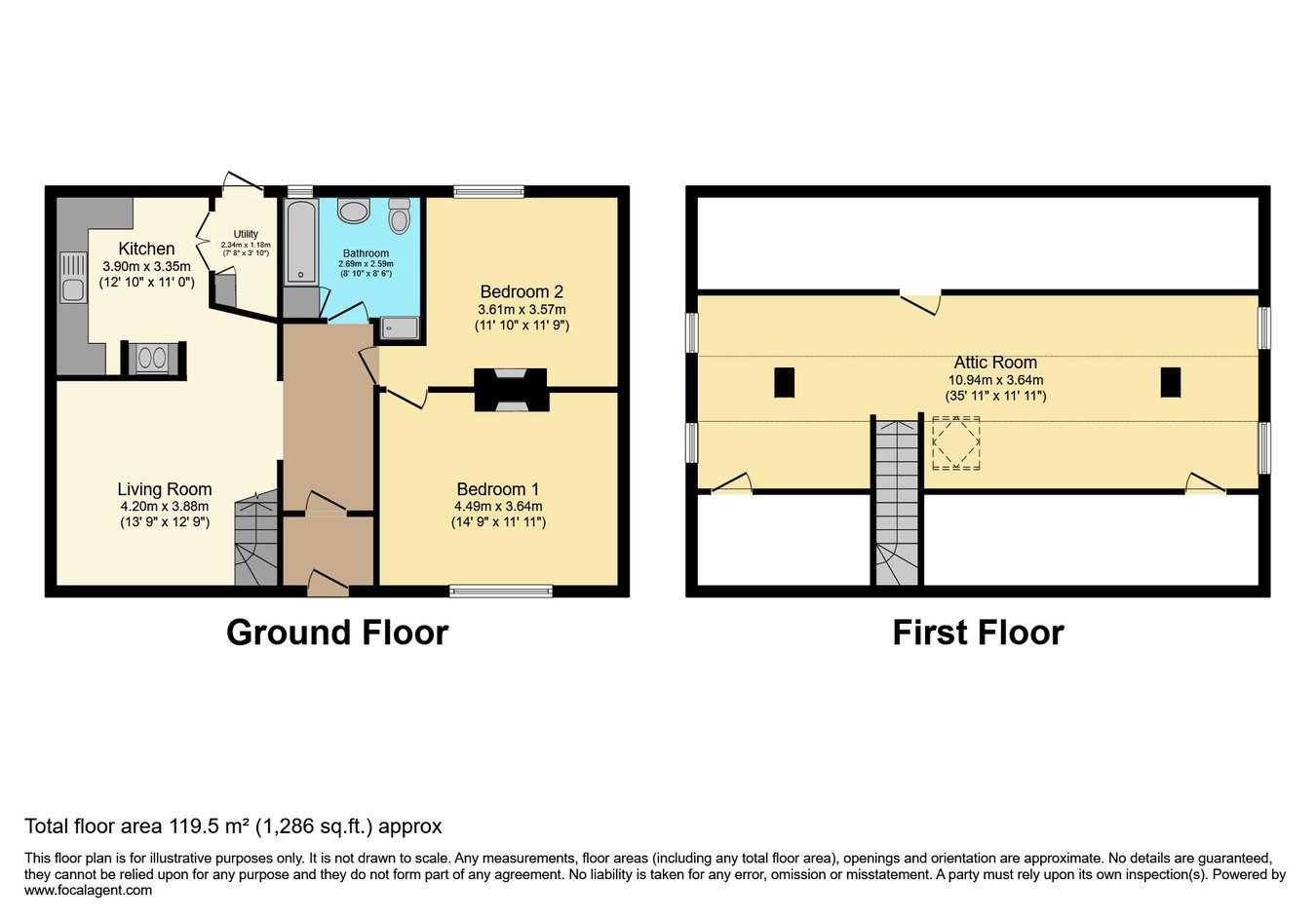 14, Pennyacre Road, Teignmouth floorplan