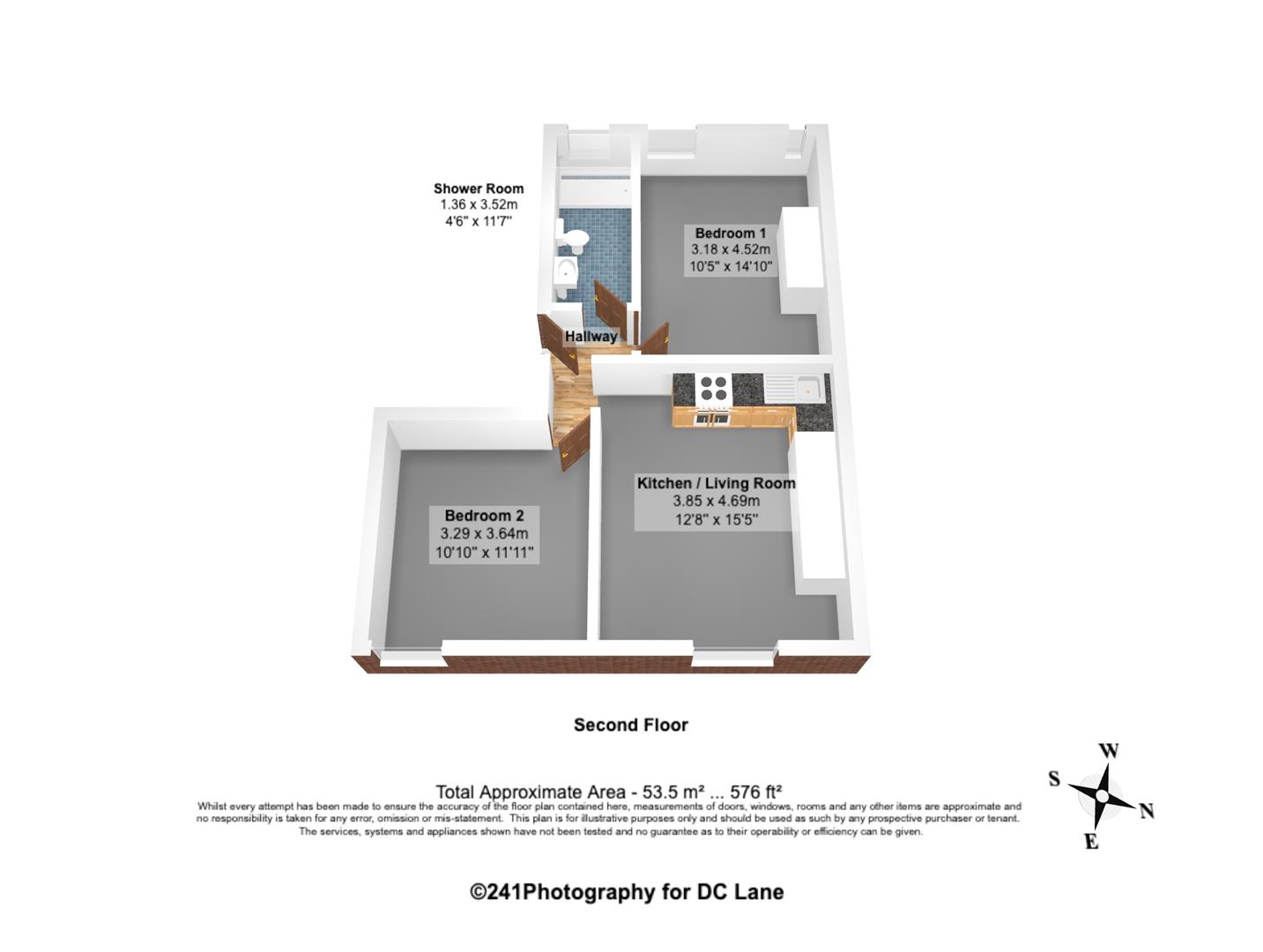 Flat 6, 124, Durnford Street, Plymouth floorplan