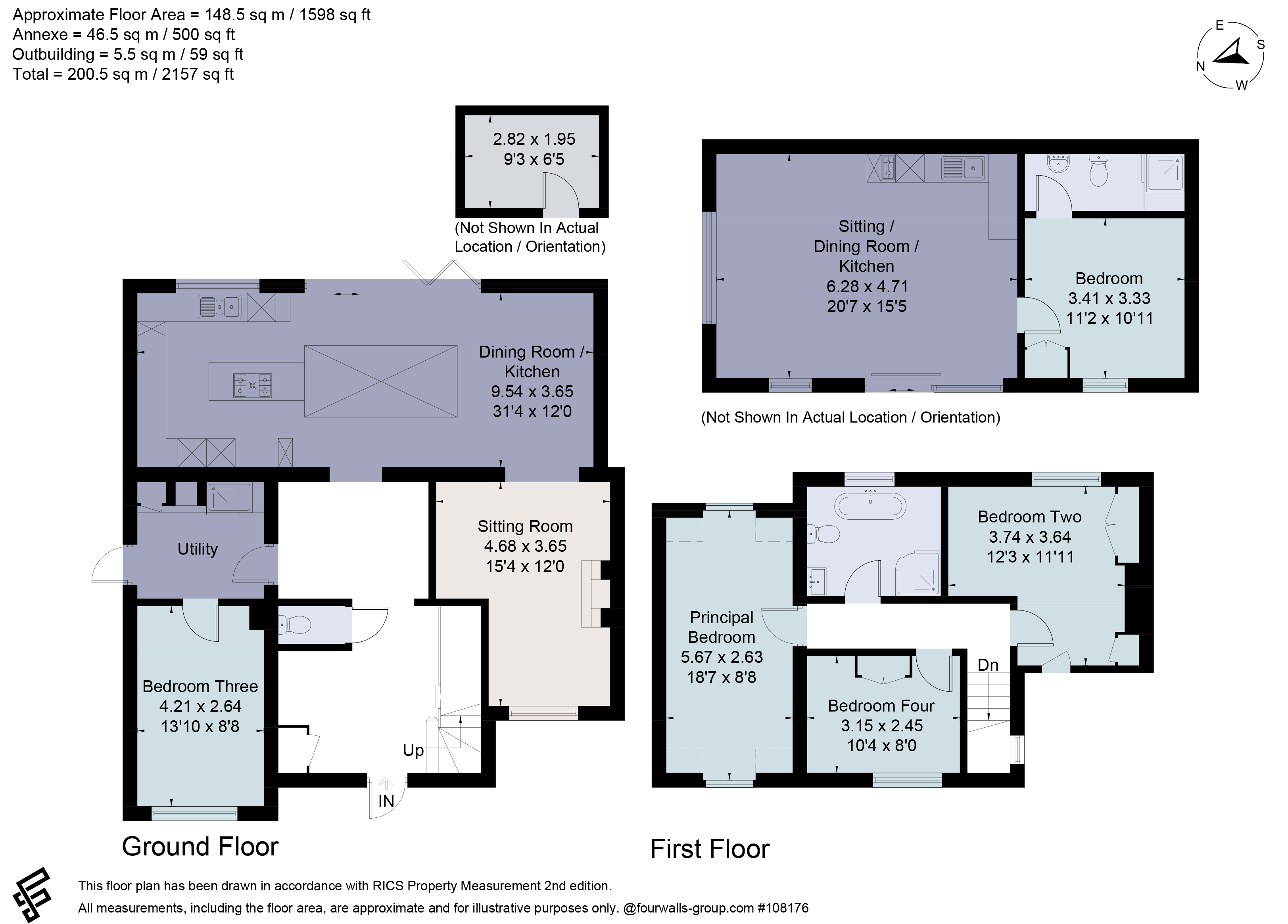 1 Manhood Cottages,, Almodington Lane, Chichester floorplan