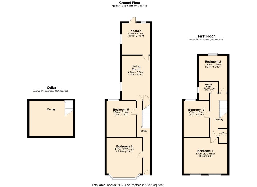 Cedar Road, Abington, Northampton NN1, 5 bedroom terraced house for sale 64898218 PrimeLocation