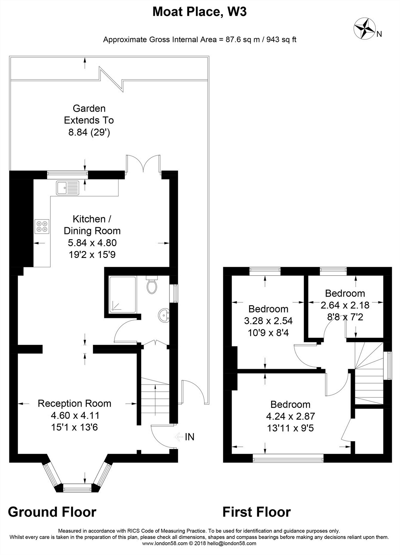 3 Bedrooms Semi-detached house for sale in Moat Place, Acton, London W3