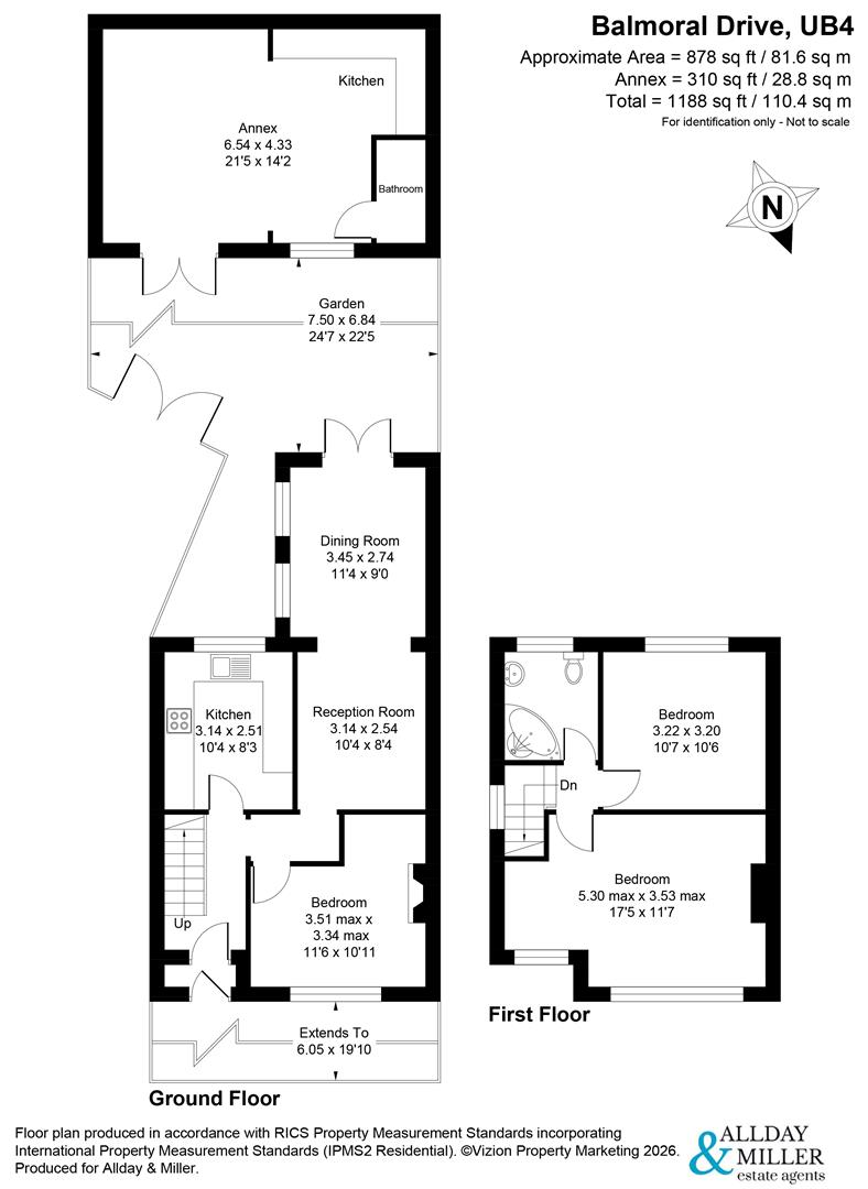 335, Balmoral Drive, Hayes floorplan