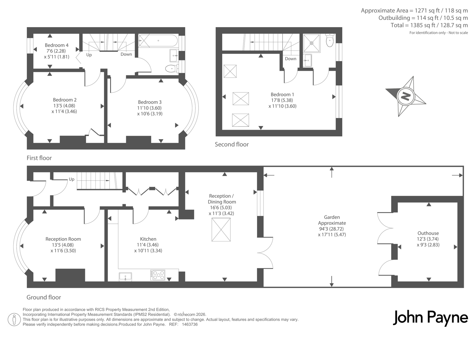 195, Moordown, Shooters Hill floorplan