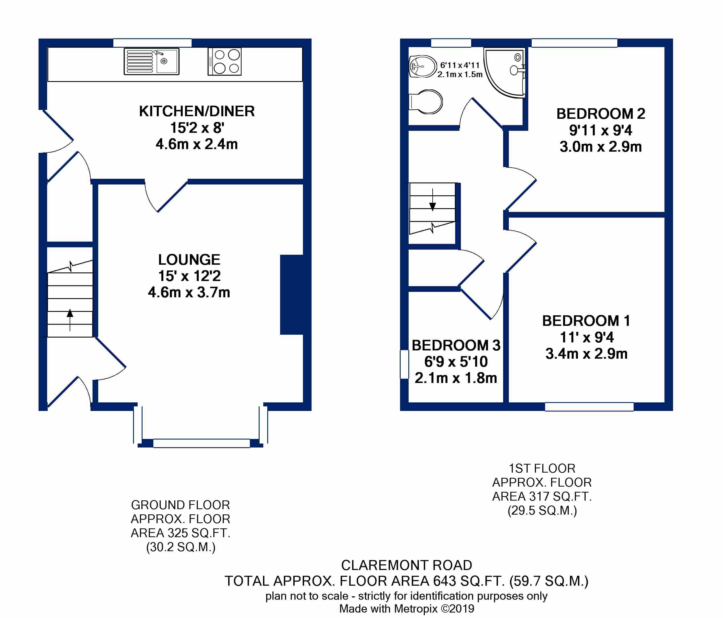 3 Bedrooms Semi-detached house for sale in Claremont Road, Shipley, West Yorkshire BD18