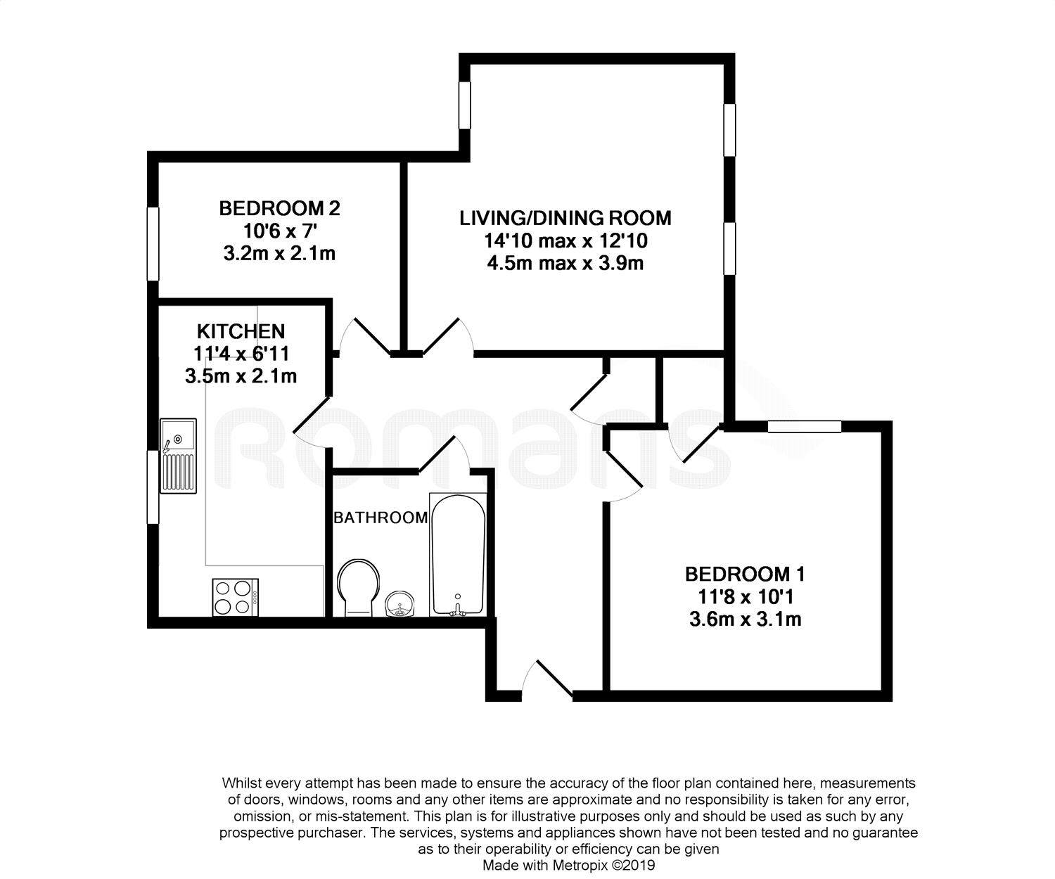 2 Bedrooms Flat for sale in Blossom Road, St. Peters Hill, Caversham RG4