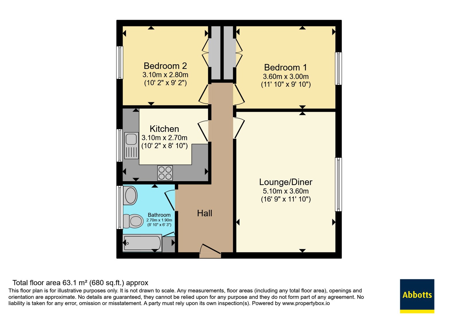 1 Ramsey Court,, Strangeways Road, Cambridgeshire floorplan